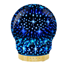 Load image into Gallery viewer, Essential Oil Diffuser3D Glass Stars Crystal Ball
