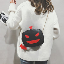 Load image into Gallery viewer, Pumpkin Shaped Shoulder Bag
