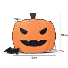 Load image into Gallery viewer, Pumpkin Shaped Shoulder Bag
