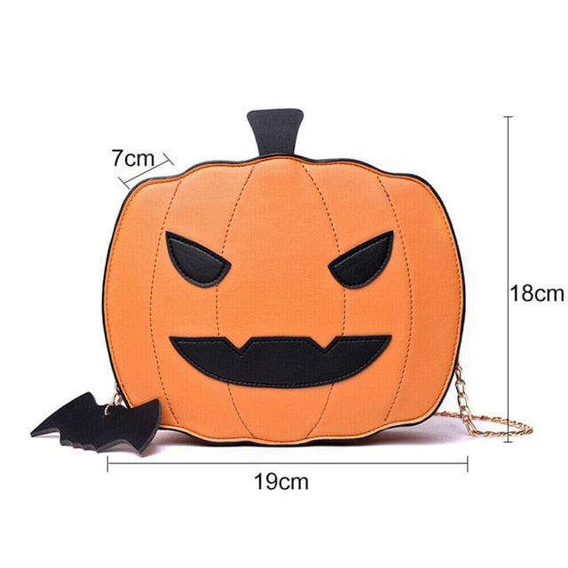 Pumpkin Shaped Shoulder Bag