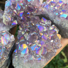 Load image into Gallery viewer, angel aura amethyst clusters
