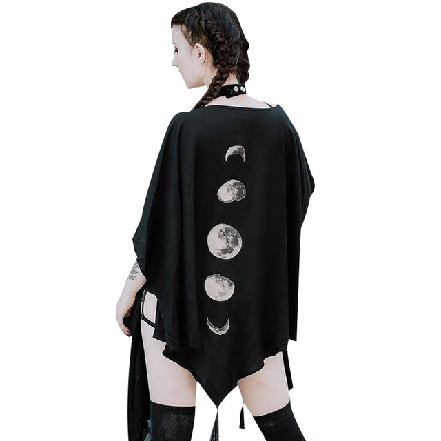 Black Moon Phase Over Coat