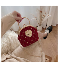 Load image into Gallery viewer, Embroidery Women Leather Handbag
