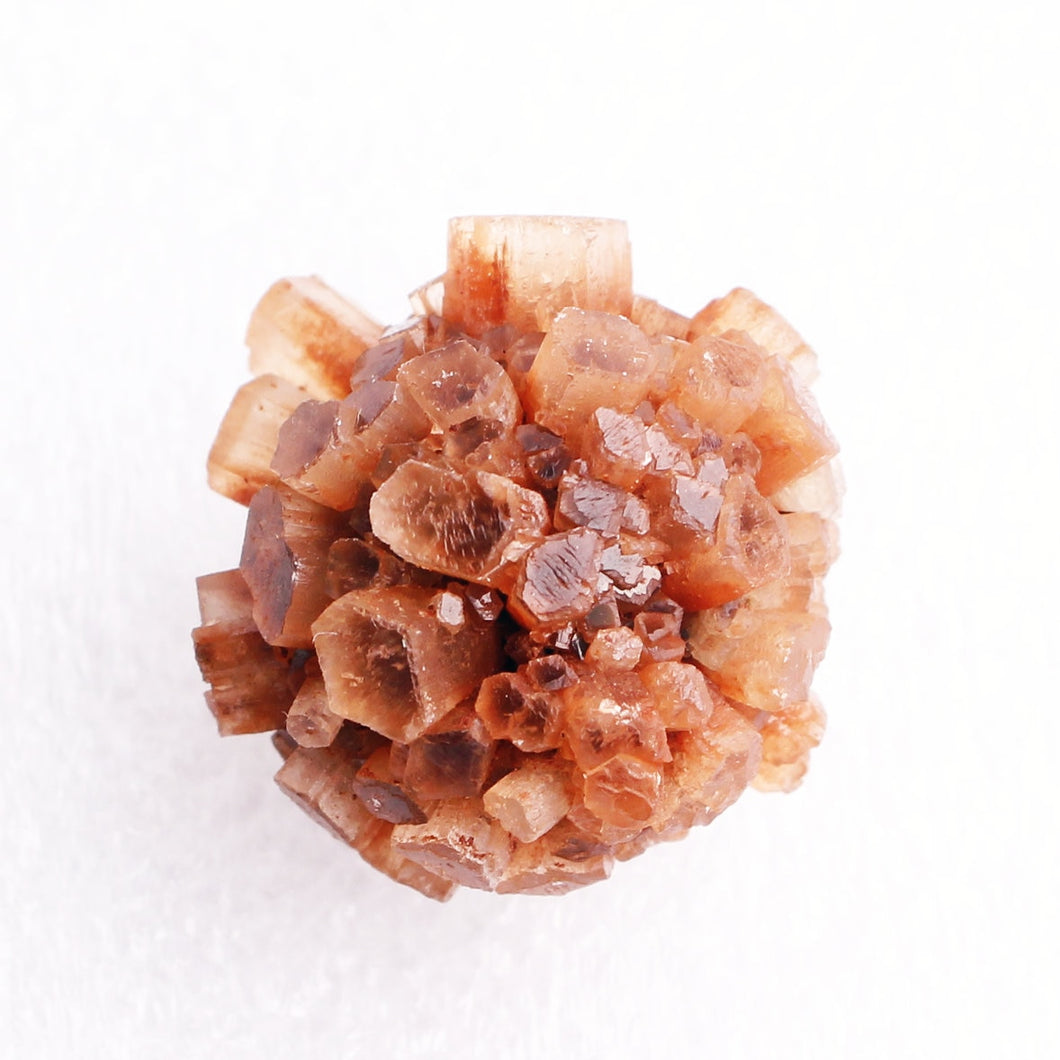 Natural Orange Aragonite Quartz Crystal Nepheline Specimen