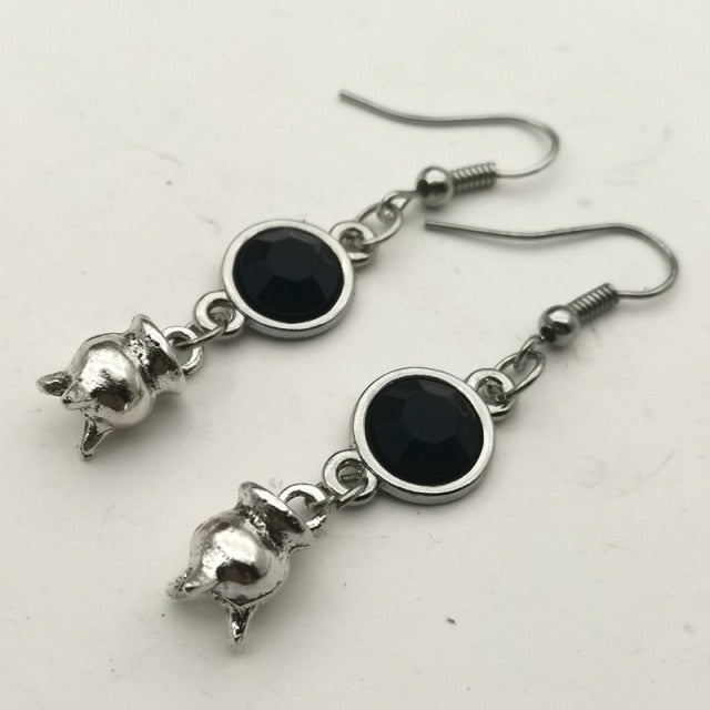 Witchy Cauldron Dangle Earrings