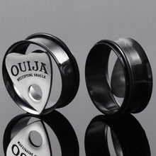 Load image into Gallery viewer, Surgical Steel Ouija Eyelet Flared Flesh Tunnel Ear Plug 10mm-30mm
