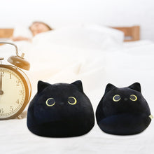 Load image into Gallery viewer, Black Cat Shaped Soft Plush
