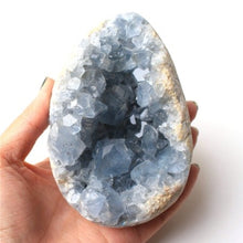 Load image into Gallery viewer, 1PC 30-200g Madagascar Natural Celestite Crystal Druzy Cluster
