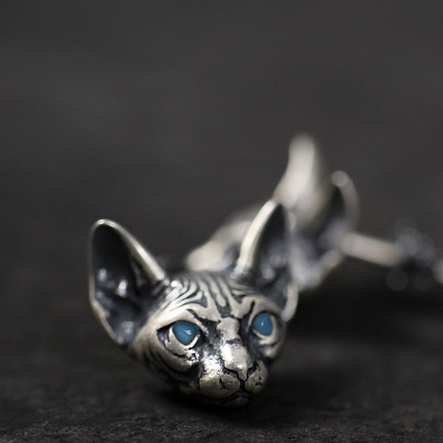 Sphink Cat Stud Earrings