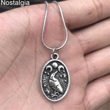 Load image into Gallery viewer, Odin Raven Amulet Viking Necklace
