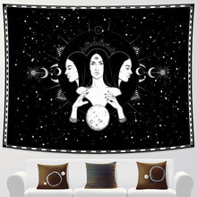 Load image into Gallery viewer, Tarot Divination home decor witchcraft tapestry
