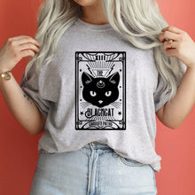 Load image into Gallery viewer, The Black Cat Crossed Paths T-shirt
