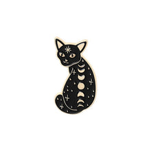 Load image into Gallery viewer, Little Black Cat Pin
