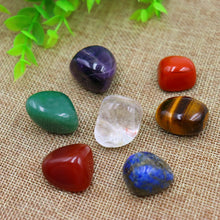 Load image into Gallery viewer, 7 Pcs Chakra Stones Set With Cloth Bag
