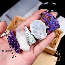 Load image into Gallery viewer, 5pcs/set Natural crystal cluster Original point minerals
