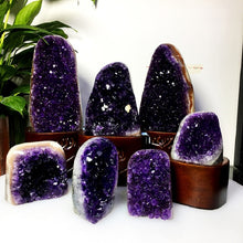 Load image into Gallery viewer, 1pc Amethyst natural raw stone purple crystal cluster
