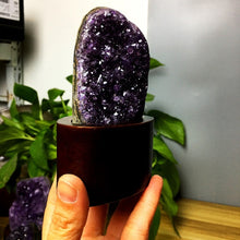 Load image into Gallery viewer, 1pc Amethyst natural raw stone purple crystal cluster
