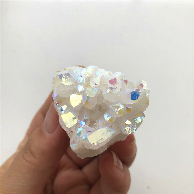 1pc Rare Beautiful White Flame Aura Quartz