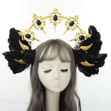 Lade das Bild in den Galerie-Viewer, Halo Crown Headpiece Gothic Goddess
