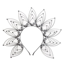 Load image into Gallery viewer, Gold Spike Halo Crown Headpiece
