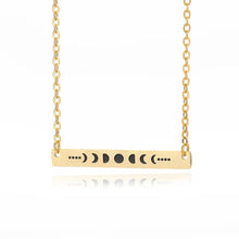 Load image into Gallery viewer, Moon Phase Statement Necklaces Pendants
