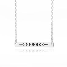 Load image into Gallery viewer, Moon Phase Statement Necklaces Pendants
