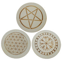 Load image into Gallery viewer, Round Altar Pad  Ritual Divination Witchcraft for Altar
