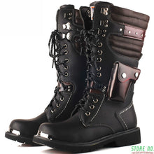 Load image into Gallery viewer, Male Shoes Army Boots Mens Military Boots
