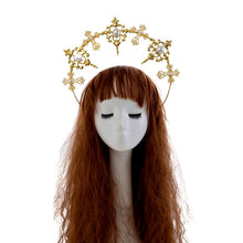 Lade das Bild in den Galerie-Viewer, Halo Crown Headpiece Gothic Goddess
