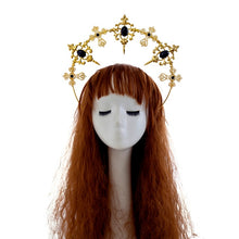 Lade das Bild in den Galerie-Viewer, Halo Crown Headpiece Gothic Goddess
