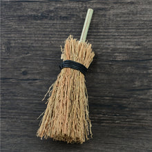 Load image into Gallery viewer, Mini Witch Broom Tiny Wiccan Altar Pendant
