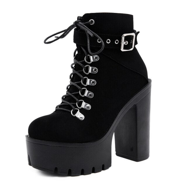 High Heel Goth Shoe