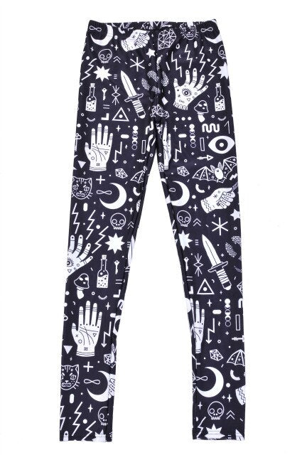 Witch Palm Reading Leggings