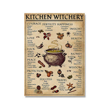 Load image into Gallery viewer, Kitchen Witchery Canvas Wall Pictures
