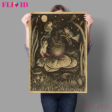 Load image into Gallery viewer, Abstract Witch Life Posters And Prints
