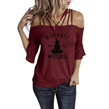 Load image into Gallery viewer, Namaste Witches T Shirt
