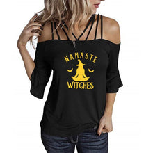 Load image into Gallery viewer, Namaste Witches T Shirt
