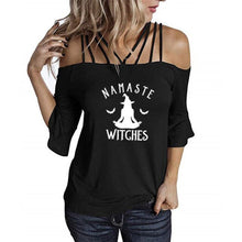 Load image into Gallery viewer, Namaste Witches T Shirt
