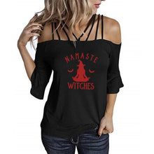 Load image into Gallery viewer, Namaste Witches T Shirt
