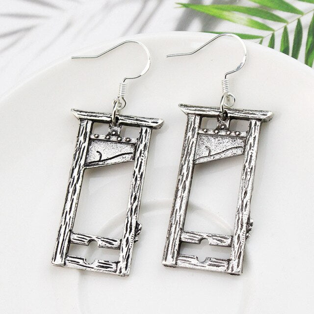 Gothic Guillotine Earrings