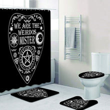 Load image into Gallery viewer, Novelty We&#39;re The Weirdos Mister Ouija Shower Curtain Set
