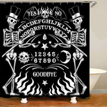 Load image into Gallery viewer, Novelty We&#39;re The Weirdos Mister Ouija Shower Curtain Set
