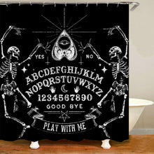 Load image into Gallery viewer, Novelty We&#39;re The Weirdos Mister Ouija Shower Curtain Set
