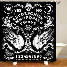 Load image into Gallery viewer, Novelty We&#39;re The Weirdos Mister Ouija Shower Curtain Set
