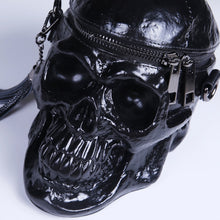 Load image into Gallery viewer, Gothic Skull Black Handbag Women
