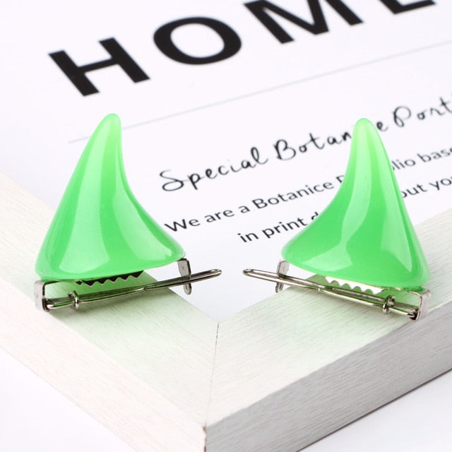 2pcs Horns Ears Hairpins