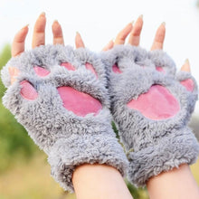 Load image into Gallery viewer, Short Finger Half Gloves Girl Short Fingerless Half Cover Female Gloves
