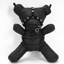 Load image into Gallery viewer, PUNKRAVE Girl&#39;s Gothic Dark Taboo Cute Bear Detachable Chain Home Furnishings Decoration Bear Doll Women Accessories
