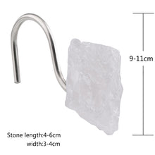 Load image into Gallery viewer, Natural Rough Crystal Stone Curtain Hook
