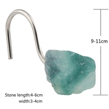 Load image into Gallery viewer, Natural Rough Crystal Stone Curtain Hook
